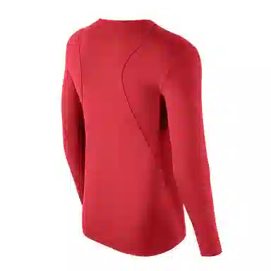 蓝内 任意裁 纯色修身暖融保暖套装 男款 好运红