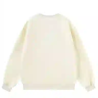 三体 亚洲战舰系列 休闲宽松简约字母印花圆领卫衣 男女同款