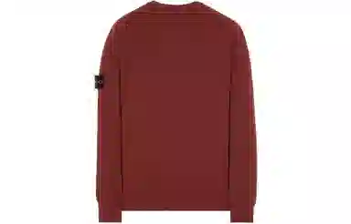 Stone Island Pullover Crewneck Sweatshirt Red Brown