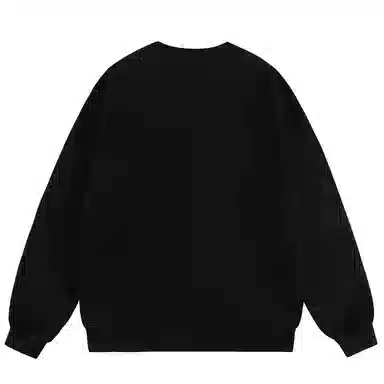 三体 亚洲战舰系列 休闲宽松简约字母印花圆领卫衣 男女同款