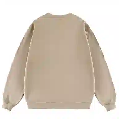 三体 亚洲战舰系列 休闲宽松简约字母印花圆领卫衣 男女同款