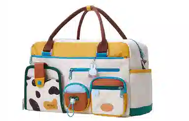 Miffy Gym Bag Khaki/Pink