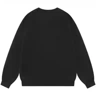 三体 北美舰队系列 基础简约宽松圆领套头长袖卫衣 男女同款