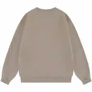 三体 北美舰队系列 基础简约宽松圆领套头长袖卫衣 男女同款