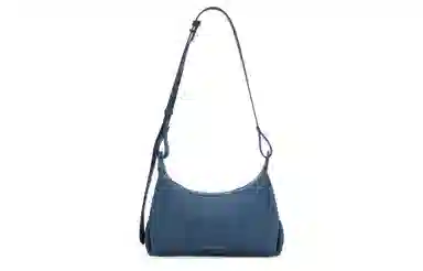 Charles & Keith Denim Blue Hobo Bag