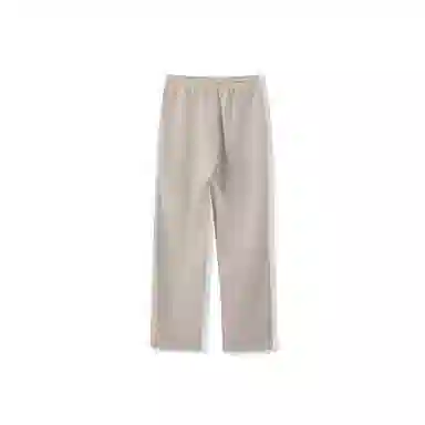 我是大卫 纯色简约垂感阔腿抽绳直筒休闲裤 男女同款