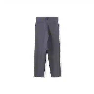 我是大卫 纯色简约合身中腰直筒休闲裤 男女同款