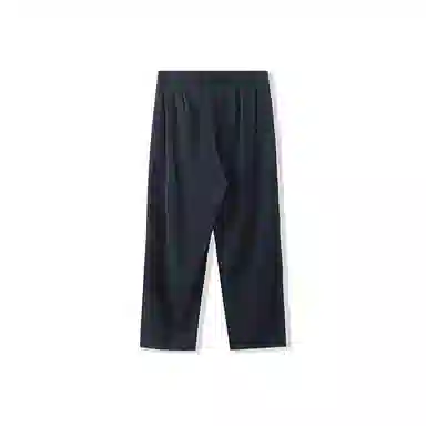 我是大卫 日系弹力慵懒感抽绳直筒阔腿休闲裤 男女同款