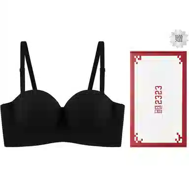 二三二三 无痕抹胸聚拢裹胸防滑拢收副乳防下垂无钢圈纯色舒适文胸 女款 礼盒装