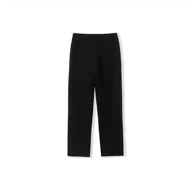 我是大卫 纯色简约垂感阔腿抽绳直筒休闲裤 男女同款