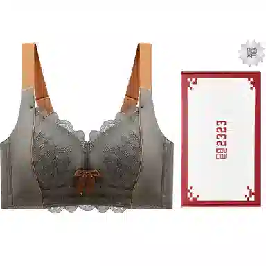 二三二三 聚拢无钢圈收副乳性感调整型蕾丝上托下垂无痕全罩杯抗菌透气文胸 女款 礼盒装