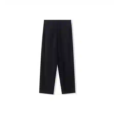 我是大卫 纯色简约宽松直筒休闲裤 男女同款