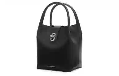 CHARLES&KEITH Noir Oat Bucket Bag