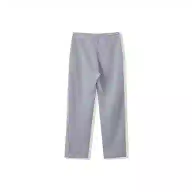 我是大卫 纯色简约垂感阔腿抽绳直筒休闲裤 男女同款