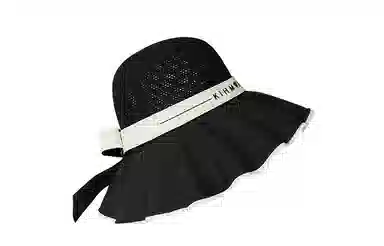 纳兰杜 夏季防紫外线百搭时尚休闲沙滩遮阳帽露营户外旅行太阳帽 织物 防晒帽 女款