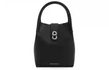 CHARLES&KEITH Noir Oat Bucket Bag
