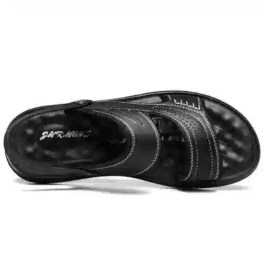 法派 超纤皮 潮流舒适百搭透气轻便 沙滩凉鞋 男款