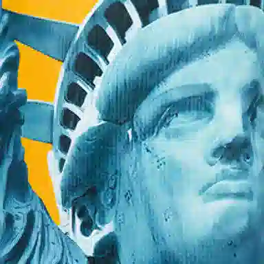 Supreme x The North Face Statue of Liberty Backpack Yellow