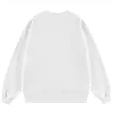 三体 文明符号系列 简约百搭休闲基础趣味字母印花宽松圆领套头长袖卫衣 男女同款