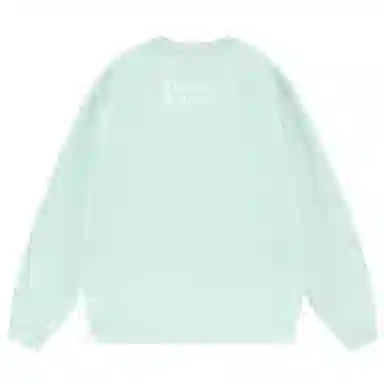 三体 章北海系列 简约休闲卡通字母印花宽松基础圆领套头长袖重磅卫衣 男女同款