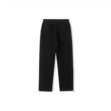 我是大卫 纯色简约保暖加厚阔腿宽松休闲裤 男女同款