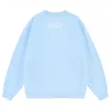 三体 章北海系列 简约休闲卡通字母印花宽松基础圆领套头长袖重磅卫衣 男女同款