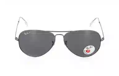 RayBan Aviator Polarized Black Grey