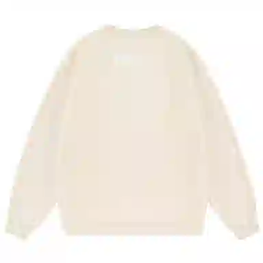 三体 章北海系列 简约休闲卡通字母印花宽松基础圆领套头长袖重磅卫衣 男女同款