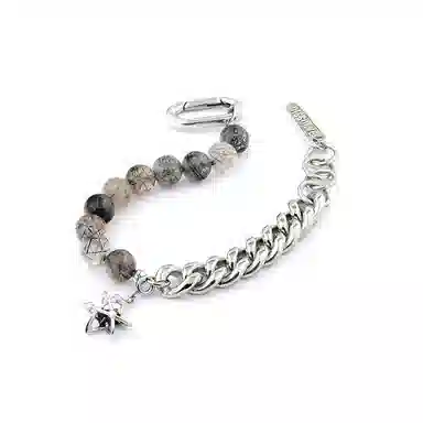 Dissolve Star Diamond Cuban Chain Bracelet