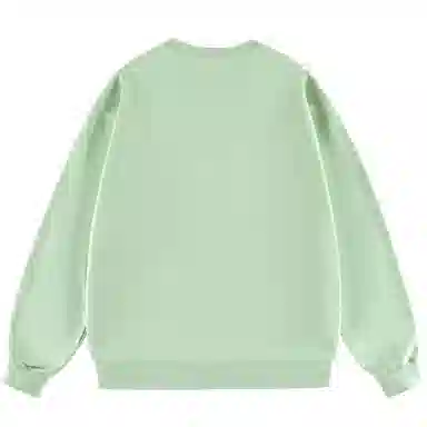 三体 文明符号系列 简约百搭休闲基础趣味字母印花宽松圆领套头长袖卫衣 男女同款