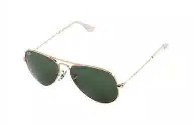 RayBan Aviator Gold Frame Green Lens