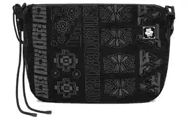 LiNing China Culture Series Black Crossbody Bag