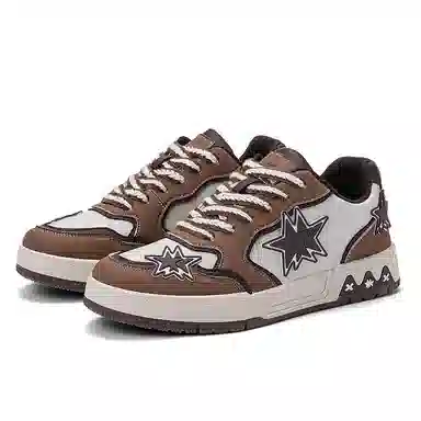 双星八特 鸳鸯拼接复古增高礼盒休闲舒适潮流百搭加绒 防滑耐磨 低帮 板鞋 男女同款