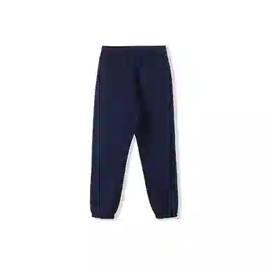 我是大卫 纯色宽松中腰束脚休闲裤 男女同款