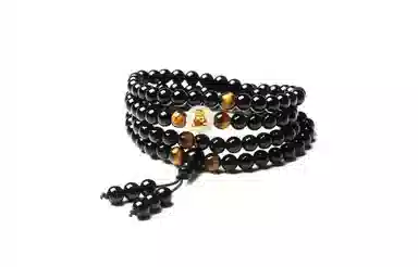 百利金 十二生肖 创意设计国潮新中式复古简约精致个性大气轻奢时尚转运手饰 黑曜石 玉石手串 男女同款情侣款