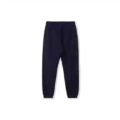 我是大卫 纯色宽松百搭束脚系带中腰休闲裤 男女同款