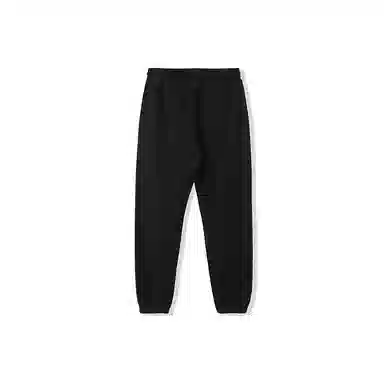 我是大卫 纯色宽松百搭束脚系带中腰休闲裤 男女同款