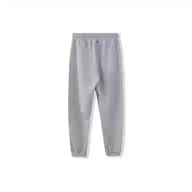 我是大卫 纯色宽松百搭束脚系带中腰休闲裤 男女同款