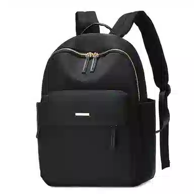 威蒙 百搭潮流休闲简约大容量 牛津布 双肩包 常规 女款 卡其/粉色/黑色