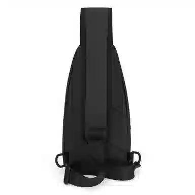 稻草人 休闲简约大容量防泼水多功能 织物 斜挎包 常规 男款 黑色