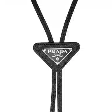 Prada Bolo Leather Tie
