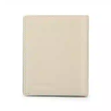 稻草人 竖款简约时尚韩版甜美 牛皮革 钱夹钱包 常规 女款 黑色/米白