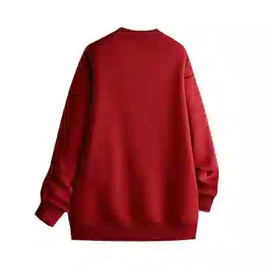 人本 字母简约印花百搭宽松长袖落肩袖套头圆领卫衣 男女同款