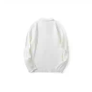 我是大卫 纯色翻领套头休闲百搭长袖针织衫 男女同款