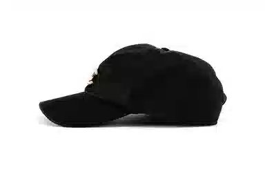 CHANEL Satin Cap Black