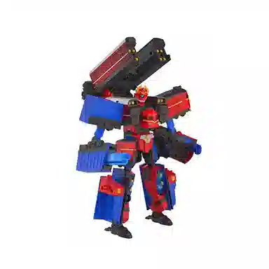 灵动创想 铁博联名 原创设计 列车超人系列 变形 成品模型