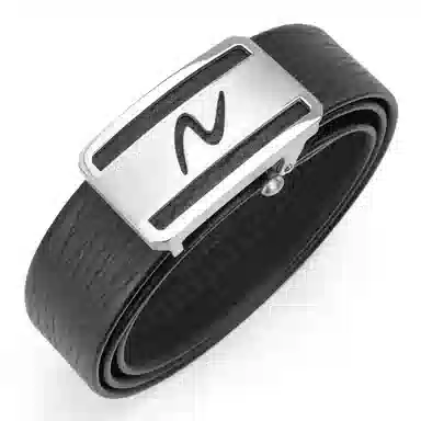 牛当家 自动扣 质感设计 裤带 不锈钢 头层牛皮 皮带 男款