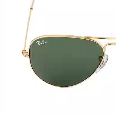 RayBan Aviator Gold Frame Green Lens