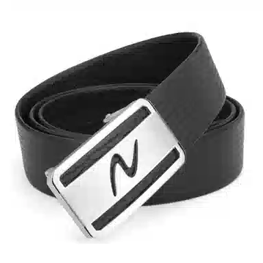 牛当家 自动扣 质感设计 裤带 不锈钢 头层牛皮 皮带 男款