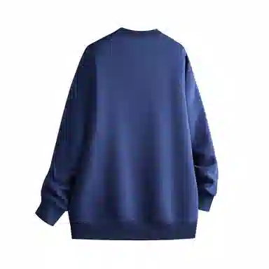 人本 字母简约印花百搭宽松长袖落肩袖套头圆领卫衣 男女同款